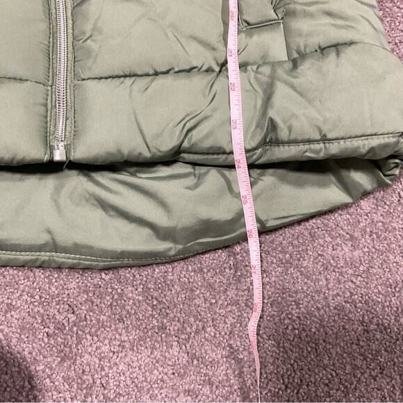 R 88 Rothschild Kids XL (16)  Coat Green Faux Fur Good - Picture 8 of 13